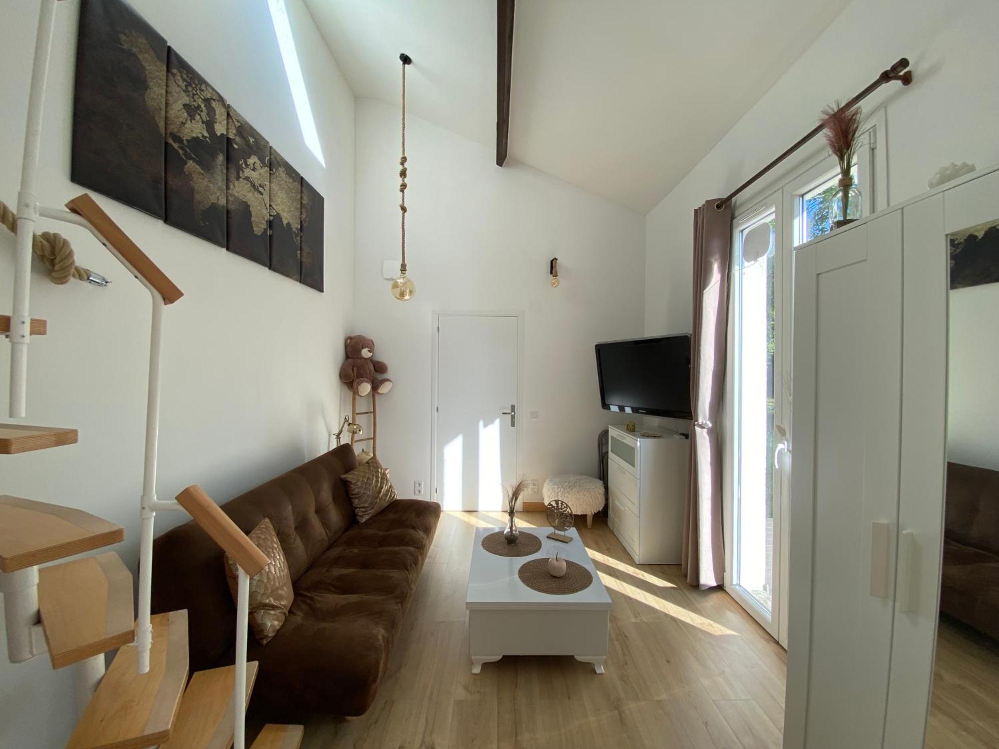Pomponne The Little Oak - Tiny House With Bed On Mezzanine & Terrace - From 1 To 4 P Disney, Paris & Cdg מראה חיצוני תמונה