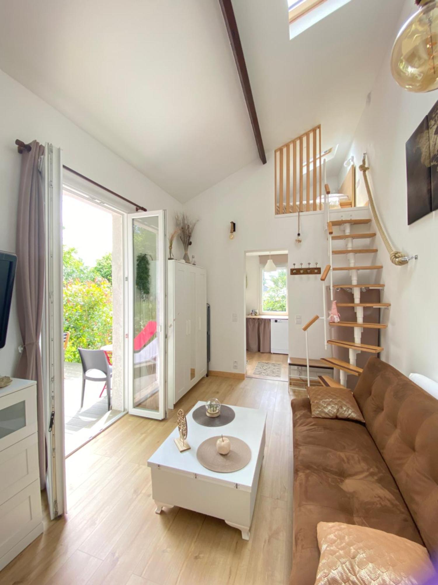 Pomponne The Little Oak - Tiny House With Bed On Mezzanine & Terrace - From 1 To 4 P Disney, Paris & Cdg מראה חיצוני תמונה